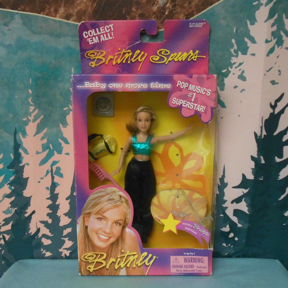Britney Spears Baby One More Time Doll 2000 Vintage Play Along New